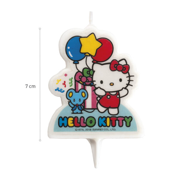 Tortová sviečka Hello Kitty 2D 3