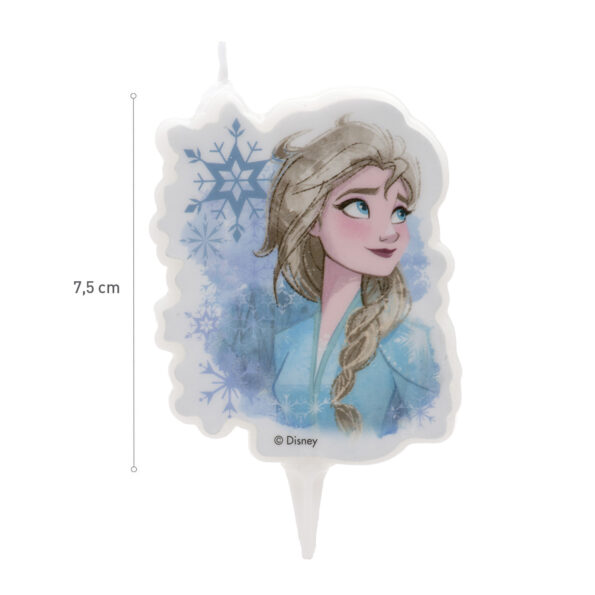 Tortová sviečka Elsa 2D 3