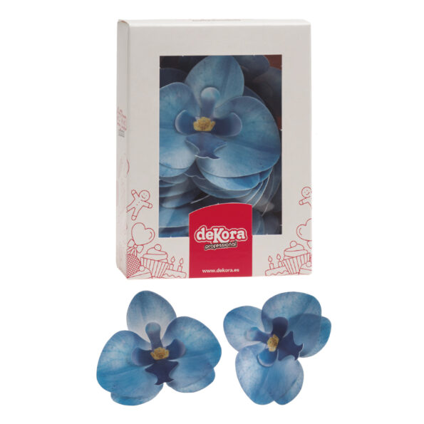 Oblátková orchidea modrá – 10ks 3