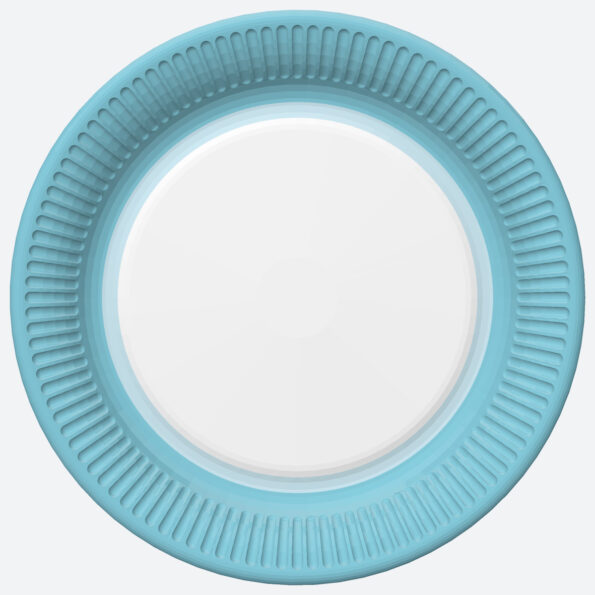 Papierové taniere modré