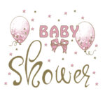 Papierové servítky Baby shower ružové