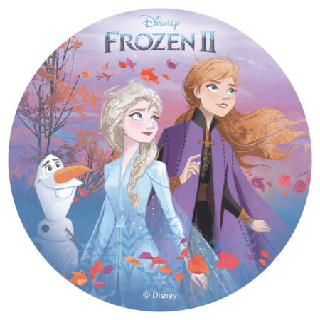 Oblátka Anna & Elsa a Olaf