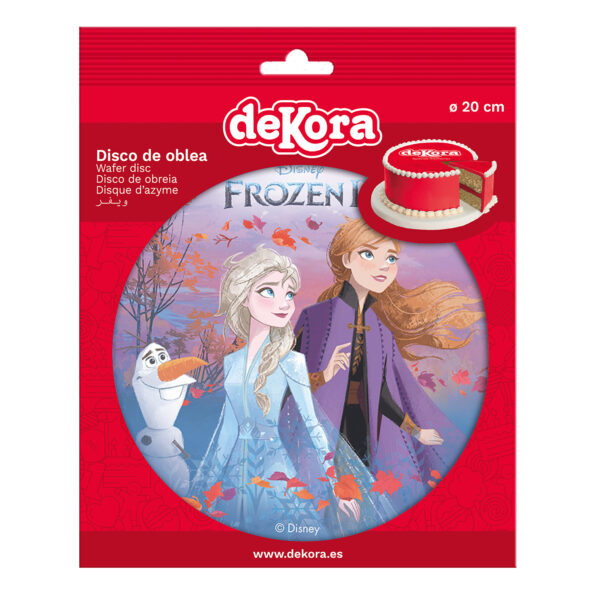 Oblátka Anna & Elsa a Olaf 3