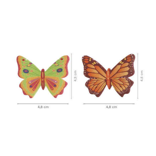 Sada oblátkových motýľov 2