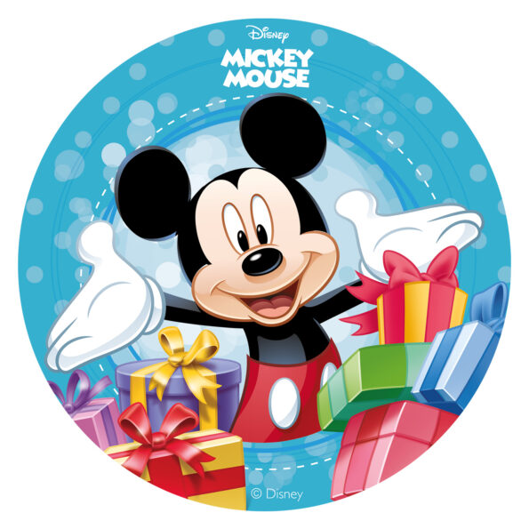 Jedlý papier Mickey s darčekmi