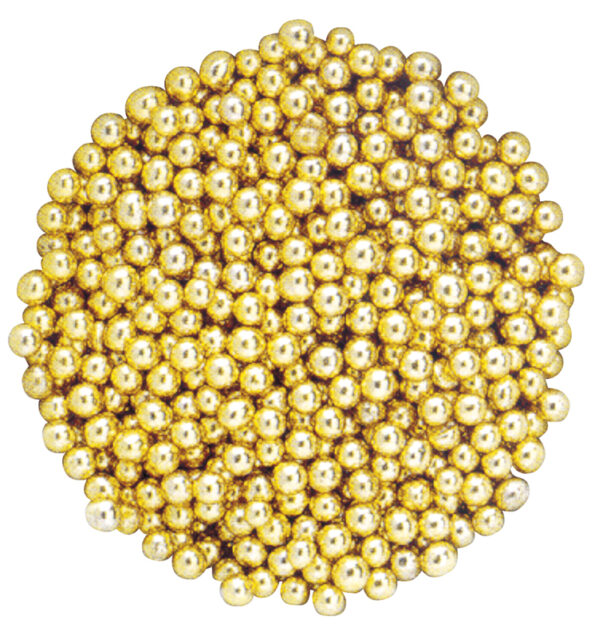 Cukrové perličky Zlaté Ø0.4cm
