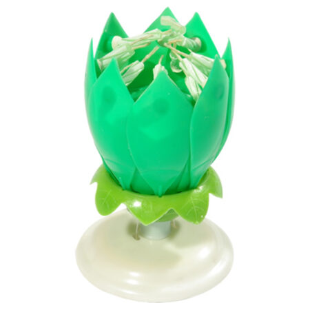 Hrajúca sviečka Zelený lotos