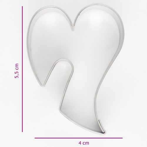 Vykrajovačka Dekor srdce 5.5cm 2