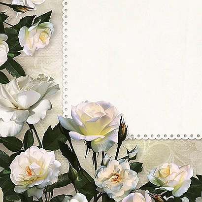 Papierové sevítky so svadobnými kvetmi