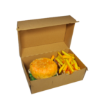 Krabica na hamburger s hranolkami